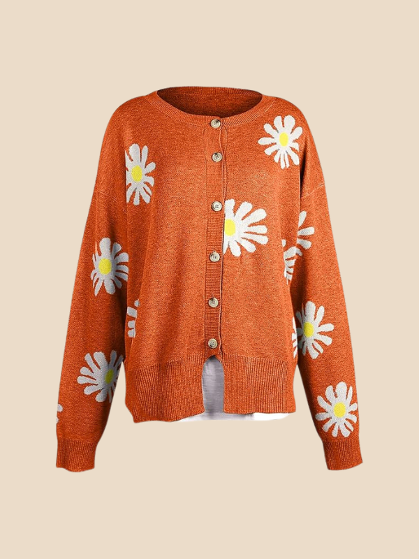 Indiana | Daisy Print Cardigan for Women