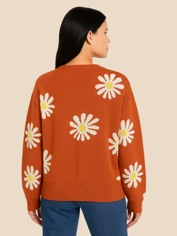 Indiana | Daisy Print Cardigan for Women