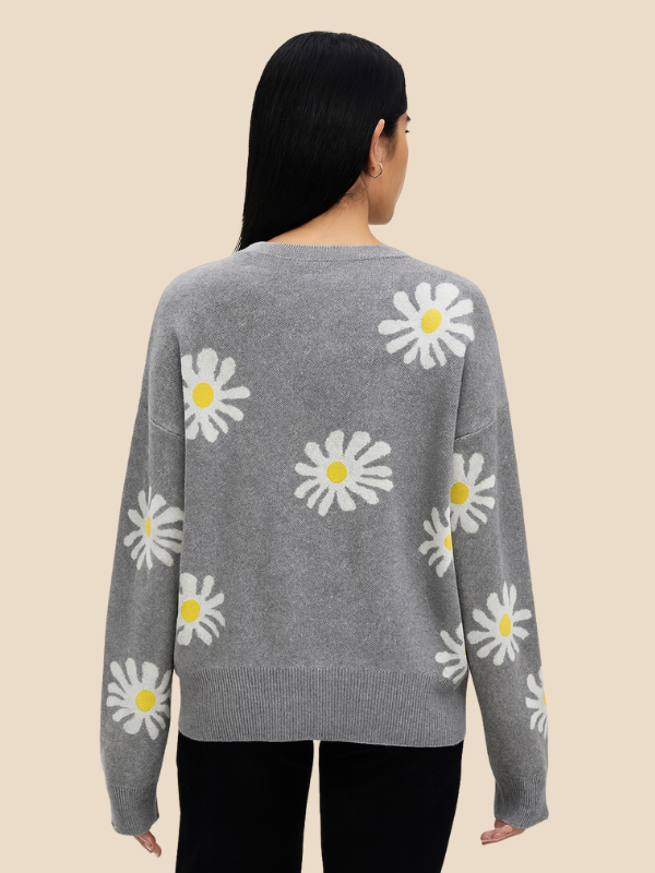 Indiana | Daisy Print Cardigan for Women