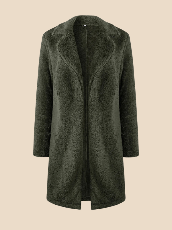 Cyrene | Women's Long Fleece Teddy Coat