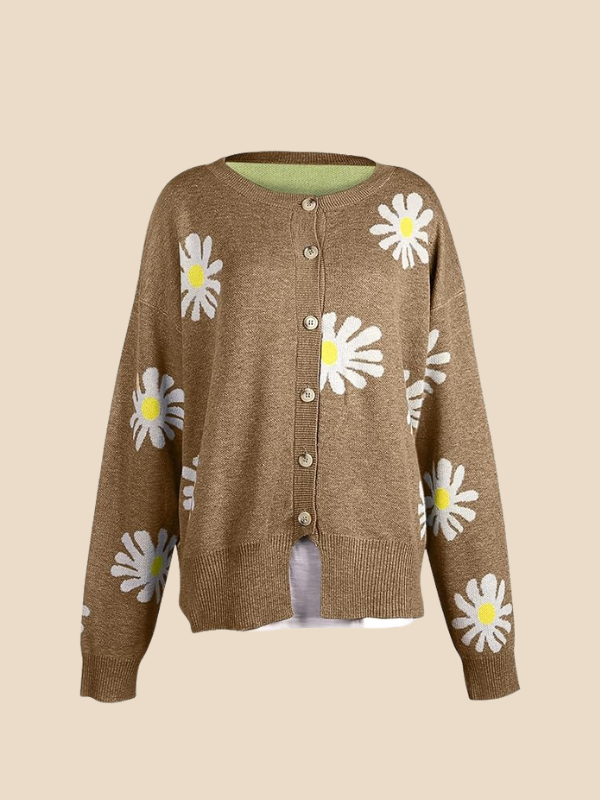 Indiana | Daisy Print Cardigan for Women