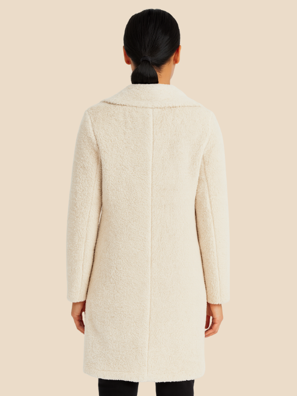 Cyrene | Women's Long Fleece Teddy Coat