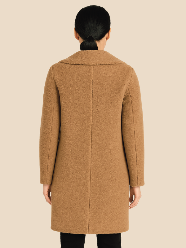 Cyrene | Women's Long Fleece Teddy Coat