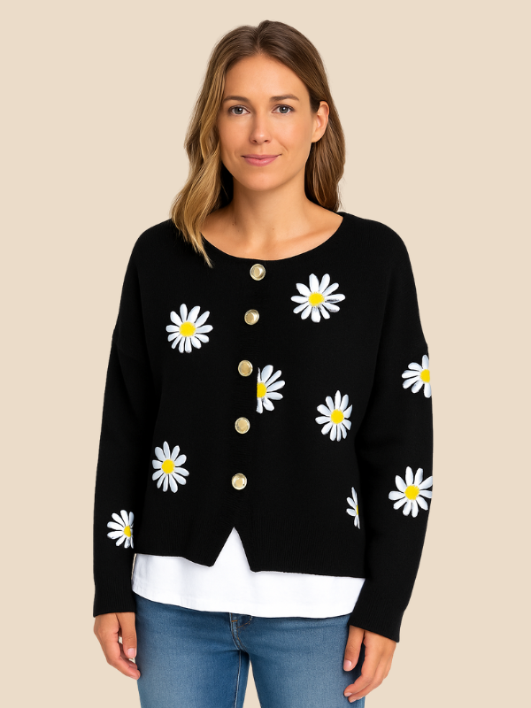 Indiana | Daisy Print Cardigan for Women