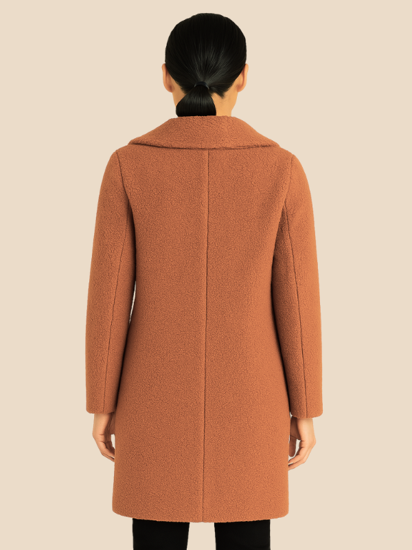 Cyrene | Women's Long Fleece Teddy Coat
