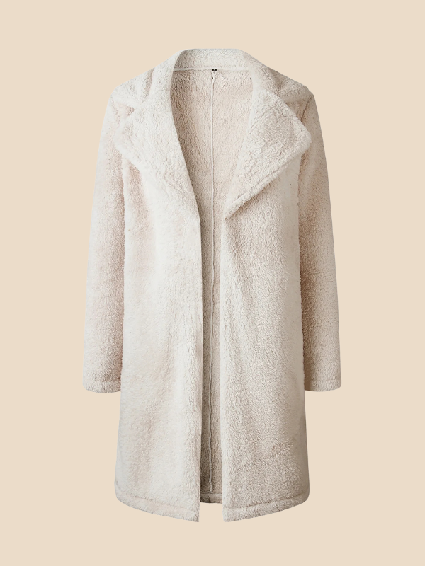 Cyrene | Women's Long Fleece Teddy Coat