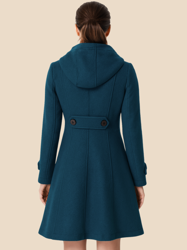 Anna | Women's A-Line Hooded Coat