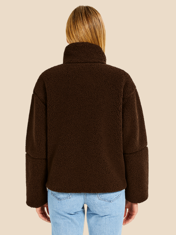 Imogen | Women's Oversized Sherpa Occasion Jacket