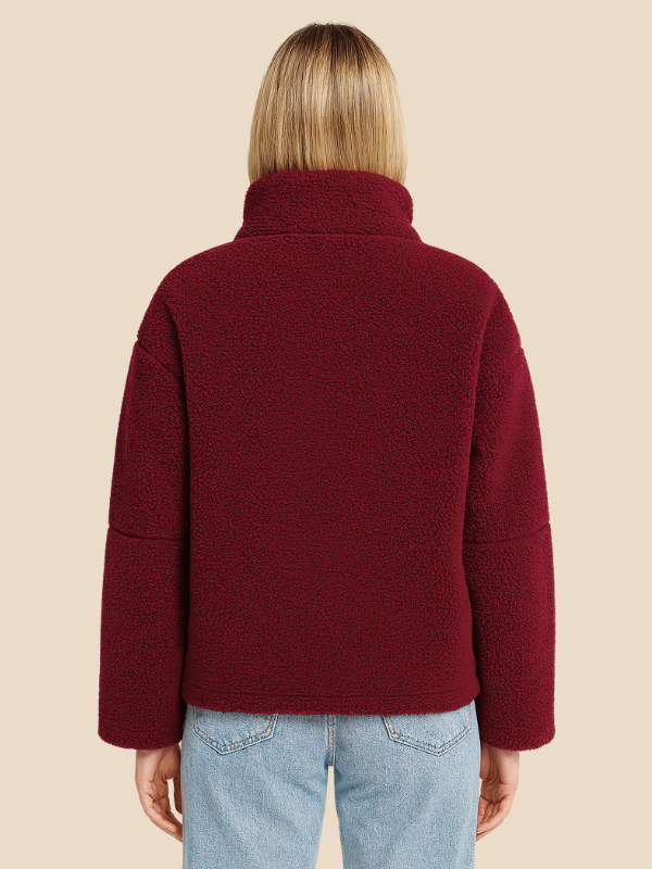 Imogen | Women's Oversized Sherpa Occasion Jacket