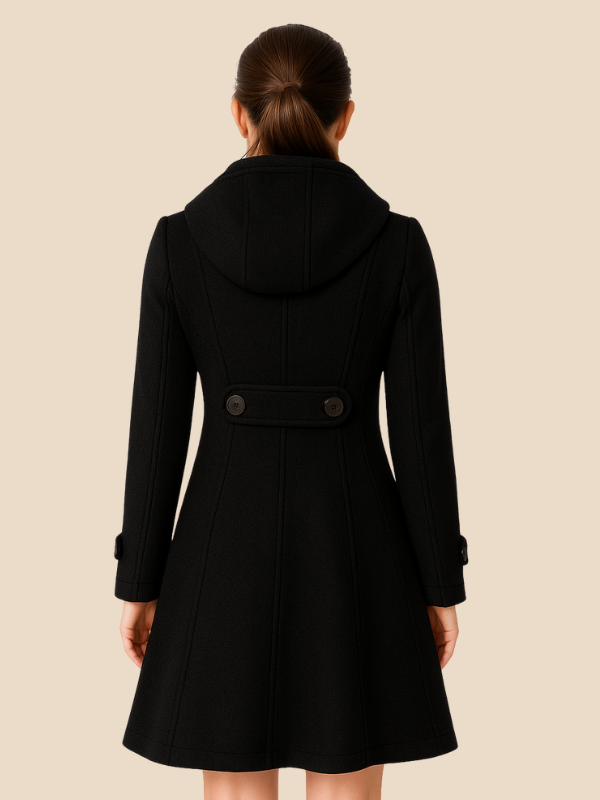 Anna | Women's A-Line Hooded Coat