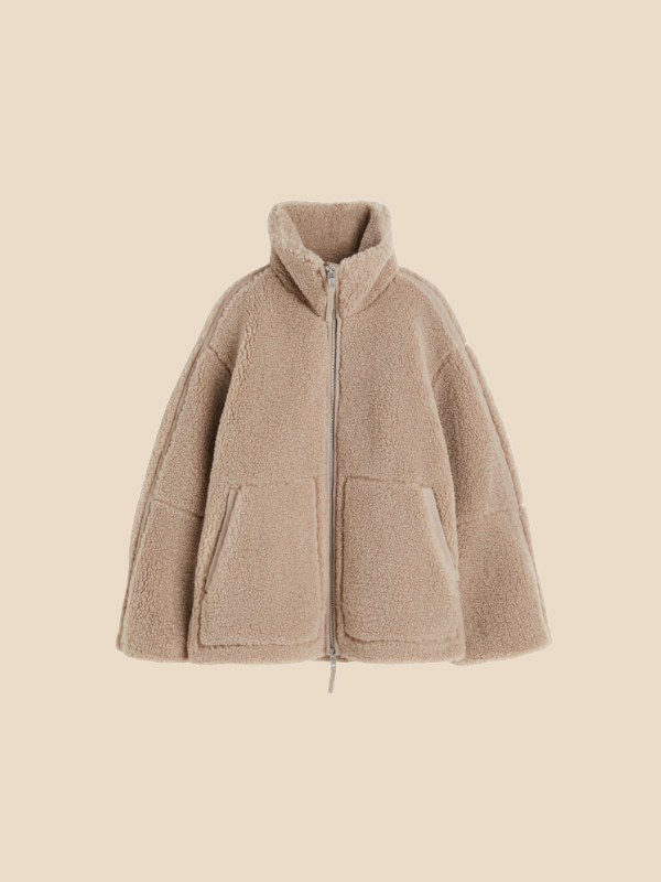 Imogen | Women's Oversized Sherpa Occasion Jacket