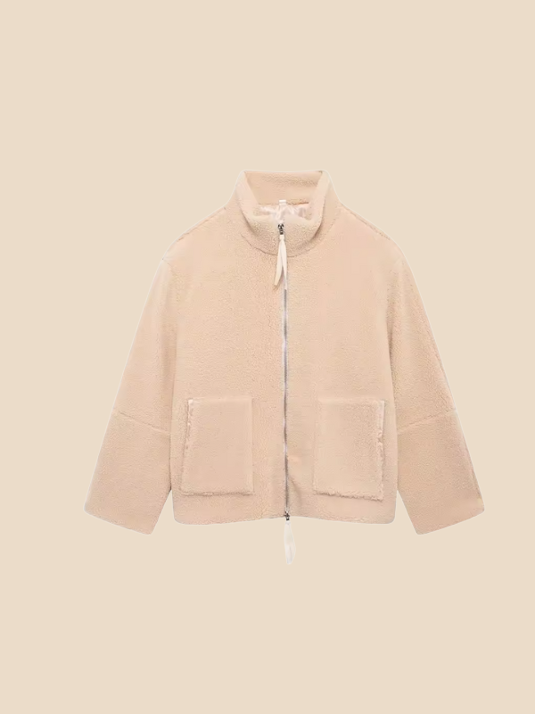 Imogen | Women's Oversized Sherpa Occasion Jacket