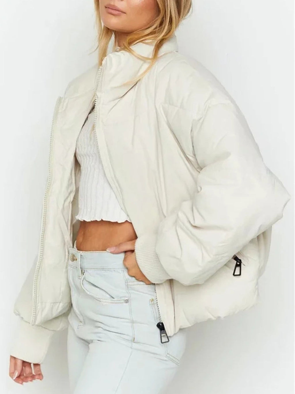 Catherine | Women's Cropped Puffer Jacket