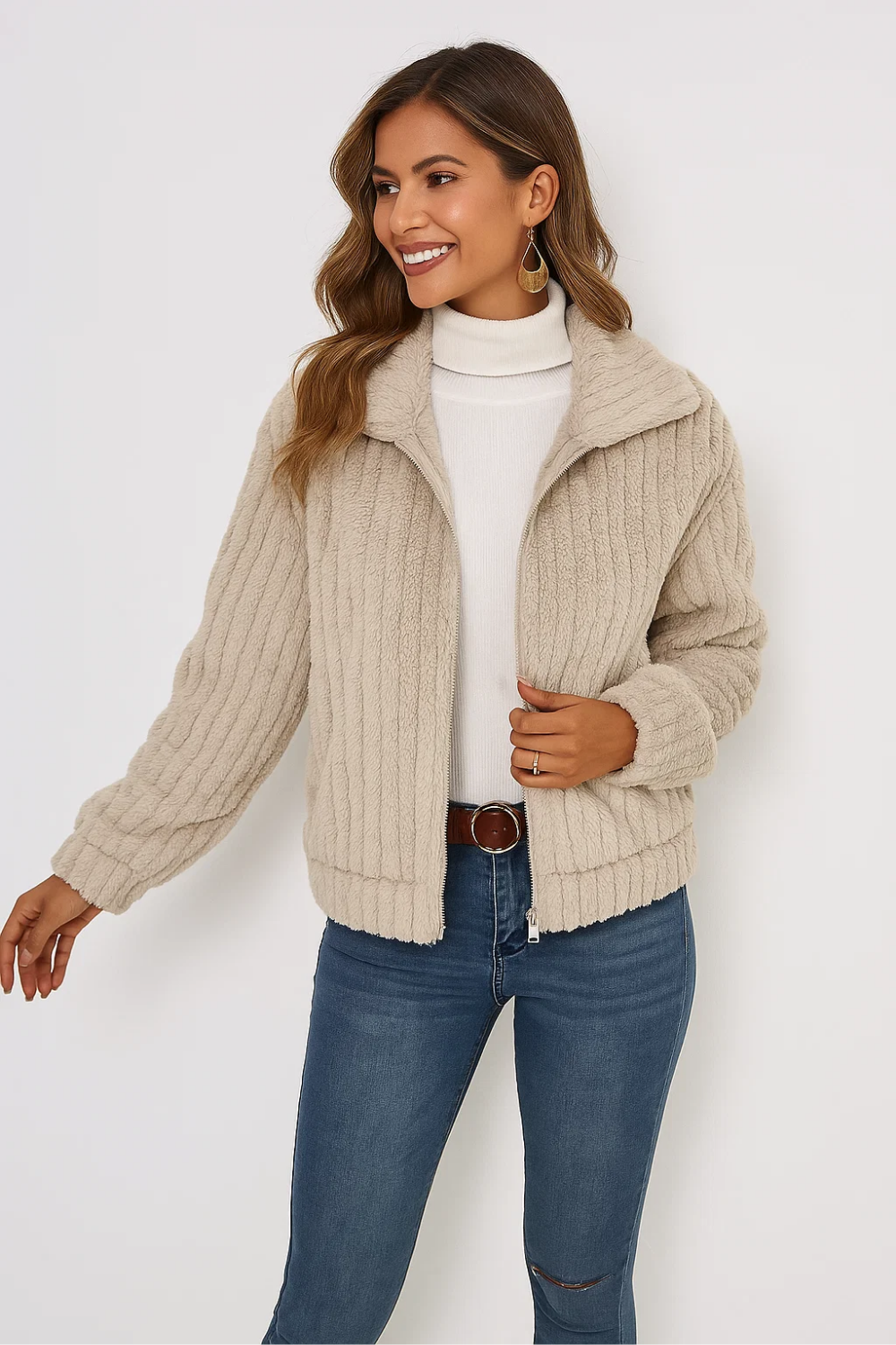 Warm Teddy Jacket for Women