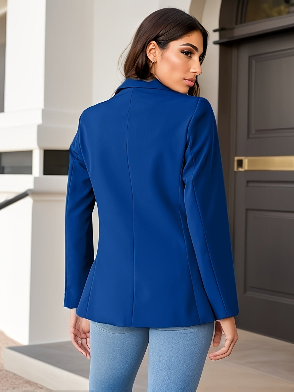 Valentina | Women's Tailored Suede-Look Blazer