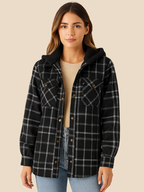 Kayla | Women's Hooded Wool-Blend Coat