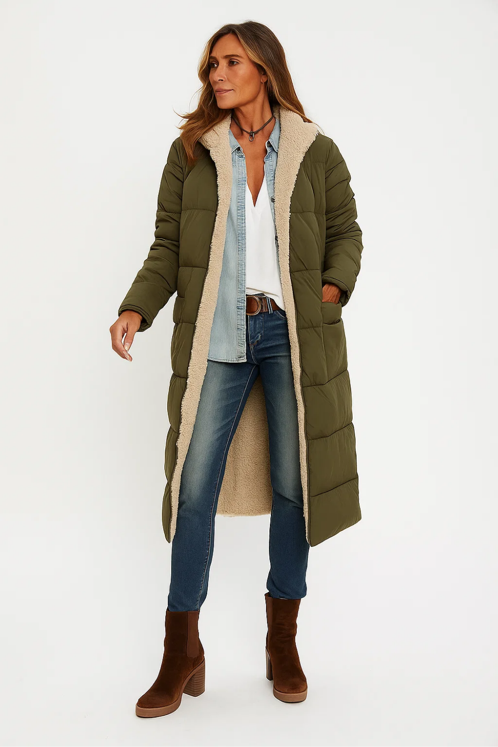 Long Winter Coat for Women