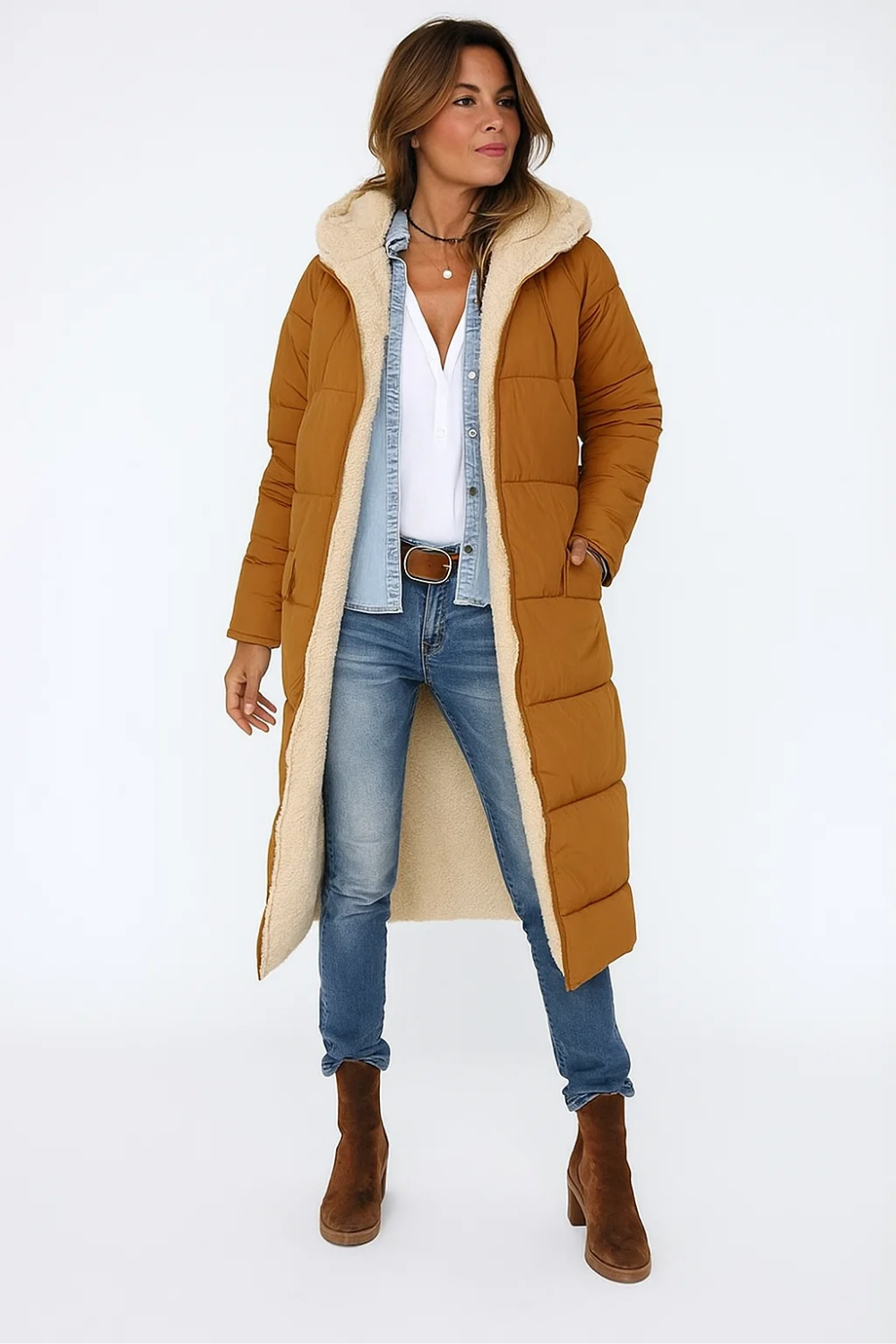 Long Winter Coat for Women