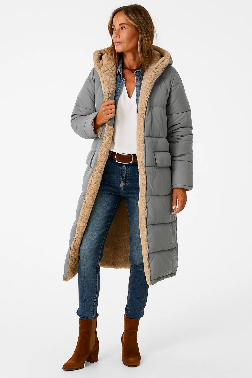 Long Winter Coat for Women