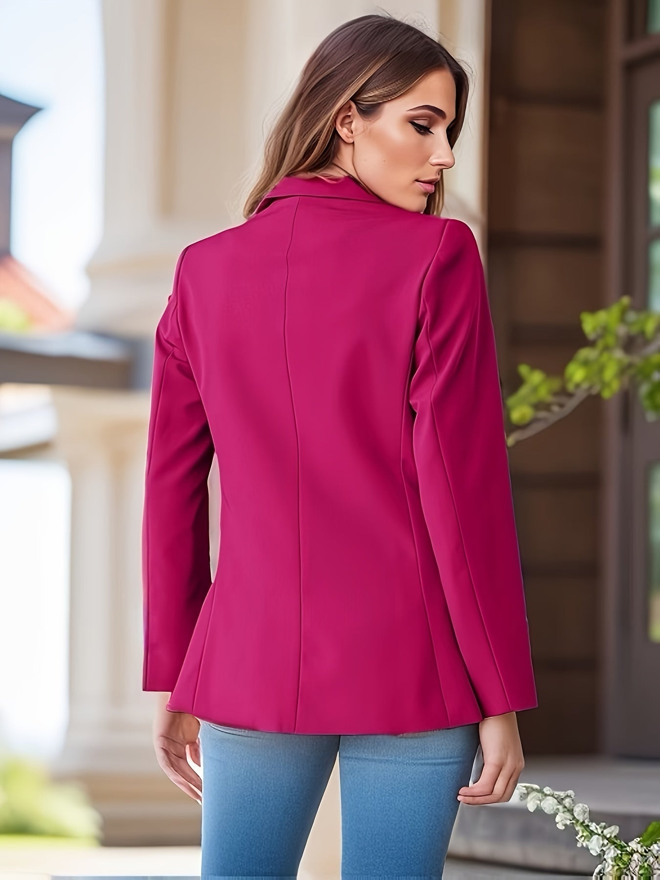 Valentina | Women's Tailored Suede-Look Blazer