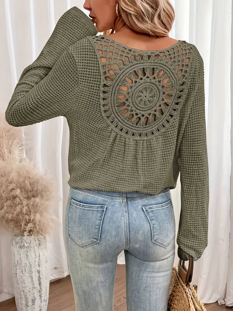 Francesca | Elegant V-Neck Sweater