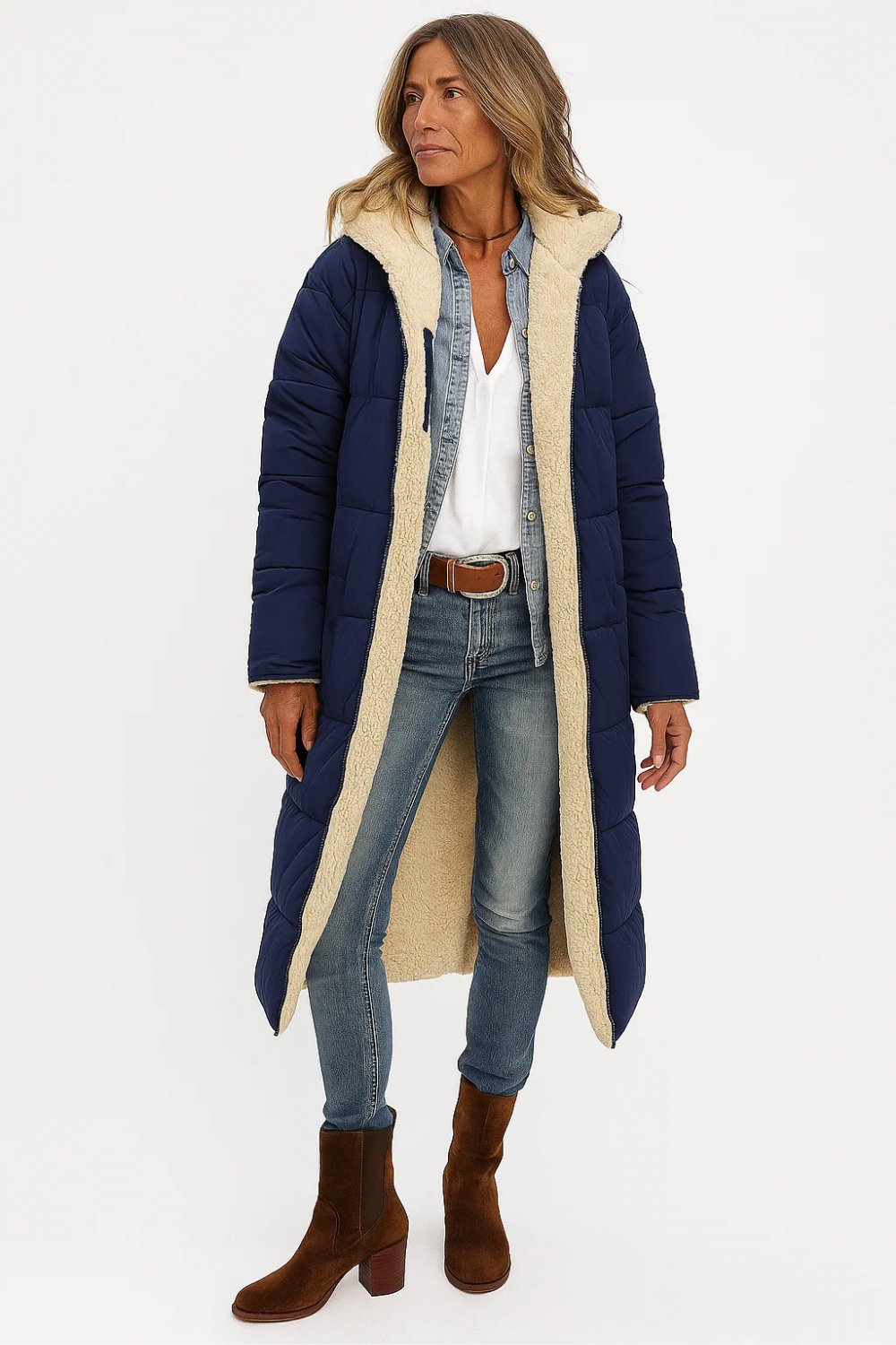 Long Winter Coat for Women