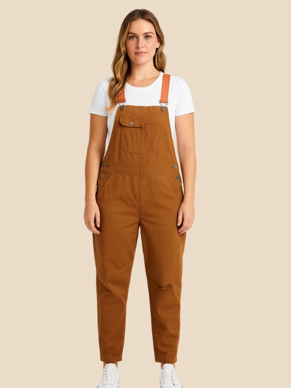 Alora | Women's Relaxed Fit Utility Overalls