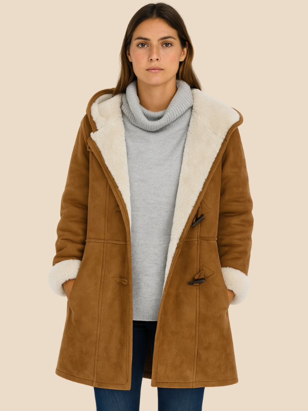 Josie | Fleece-Lined Hooded Coat for Women