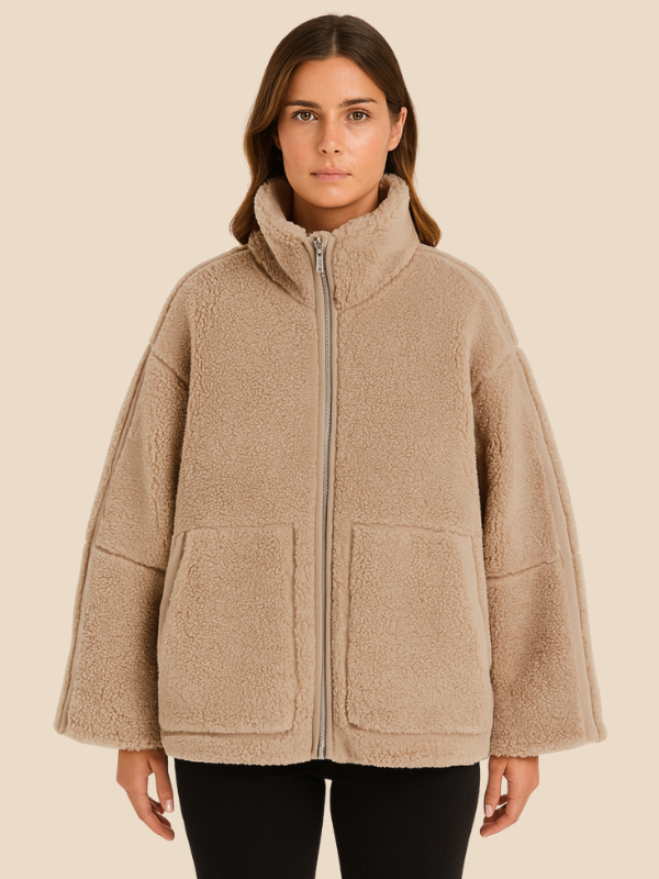 Imogen | Women's Oversized Sherpa Occasion Jacket