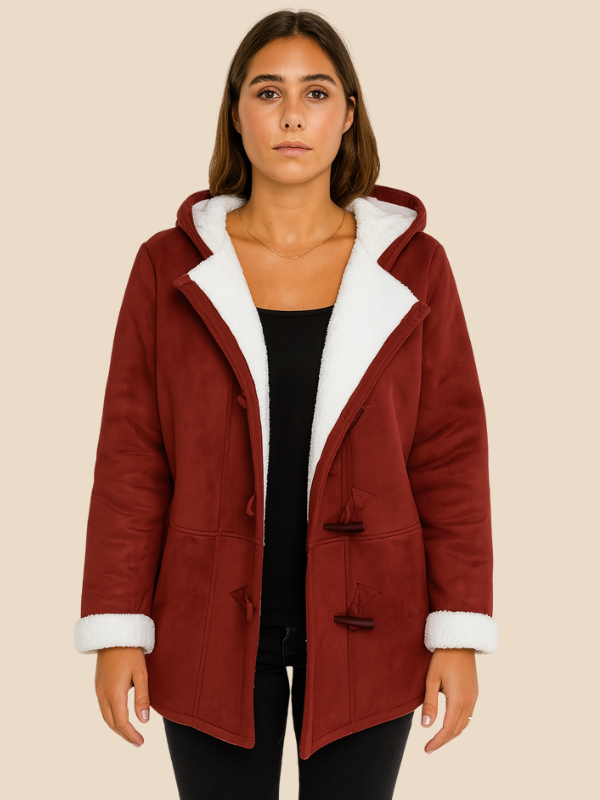 Josie | Fleece-Lined Hooded Coat for Women