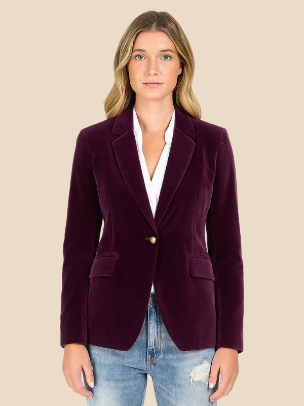 Gabriella | Velvet Blazer for Women