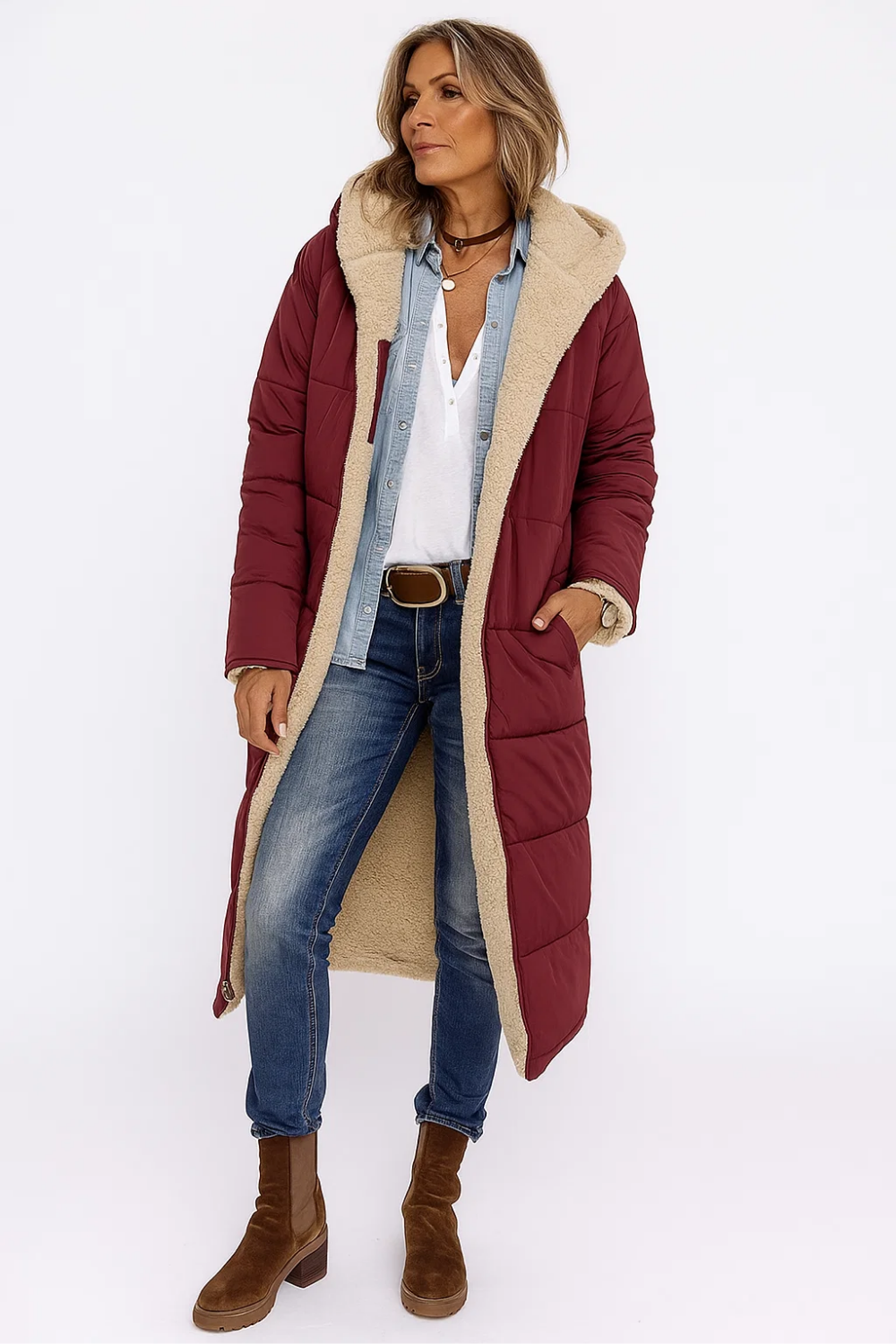 Long Winter Coat for Women