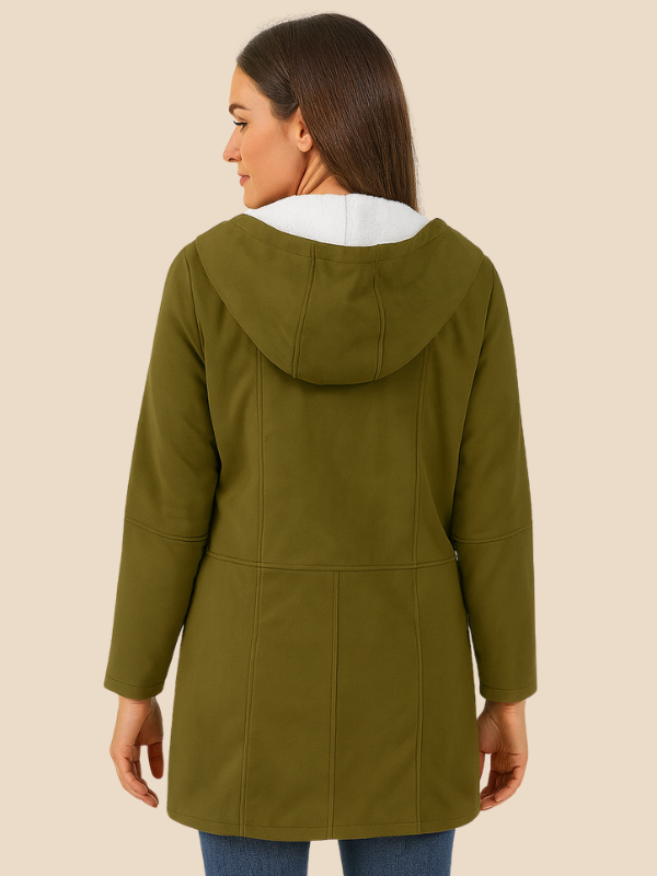 Josie | Fleece-Lined Hooded Coat for Women