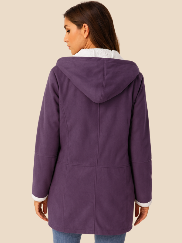 Josie | Fleece-Lined Hooded Coat for Women