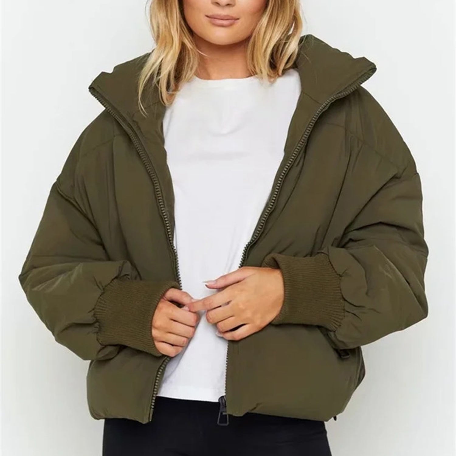 Catherine | Women's Cropped Puffer Jacket