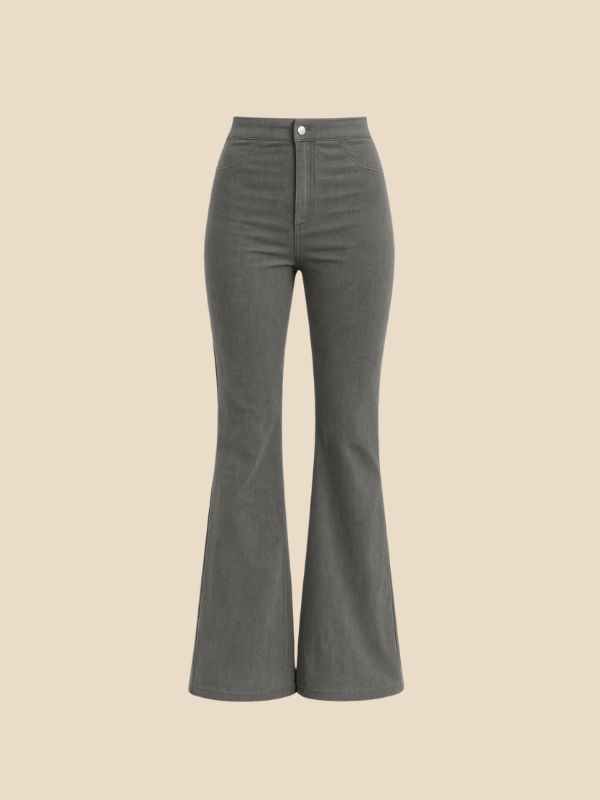 Elara | Women's Casual Curve Fit Bellbottoms