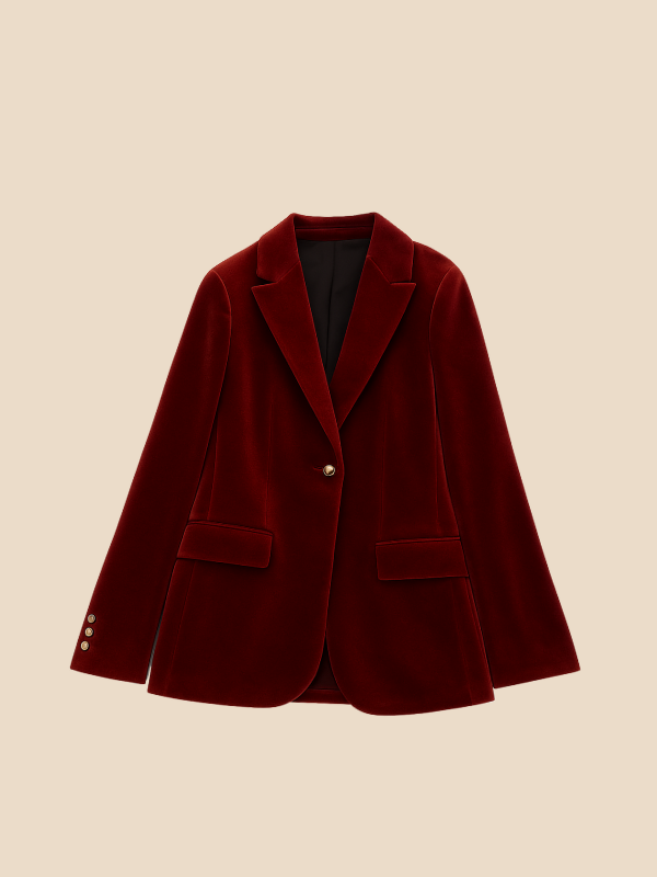 Delilah | Women's Velvet Blazer