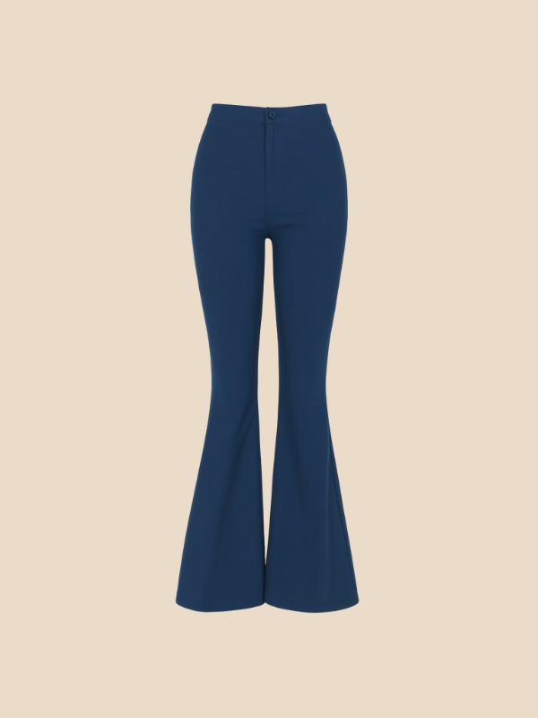 Elara | Women's Casual Curve Fit Bellbottoms
