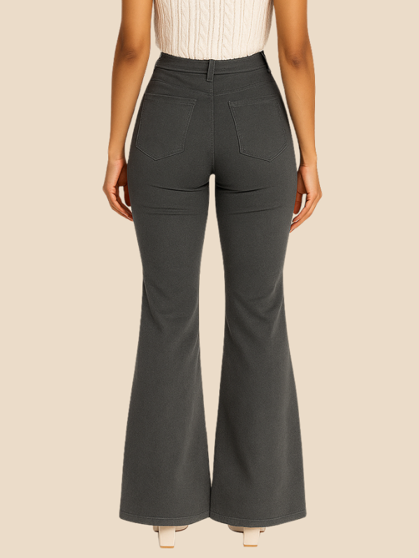 Elara | Women's Casual Curve Fit Bellbottoms