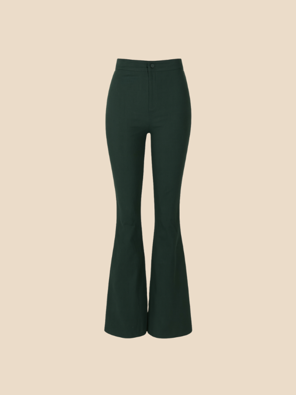 Elara | Women's Casual Curve Fit Bellbottoms
