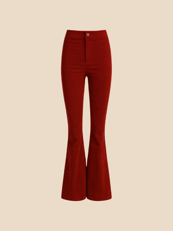 Elara | Women's Casual Curve Fit Bellbottoms