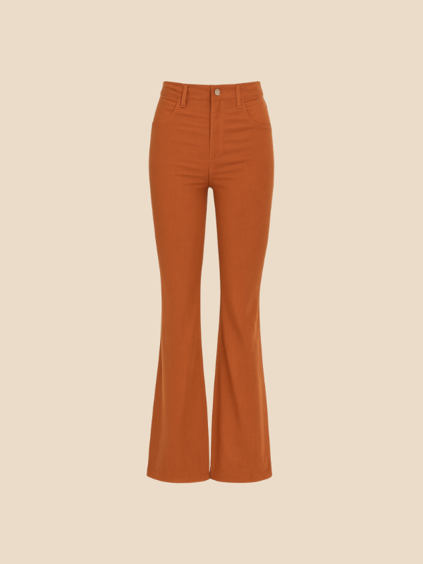 Elara | Women's Casual Curve Fit Bellbottoms