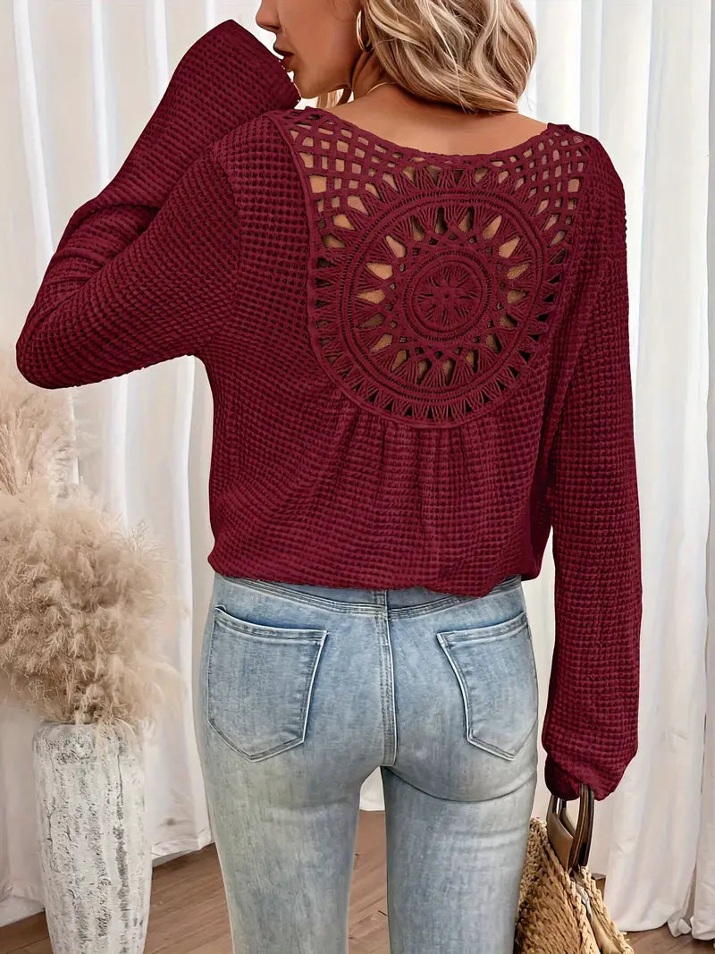 Francesca | Elegant V-Neck Sweater