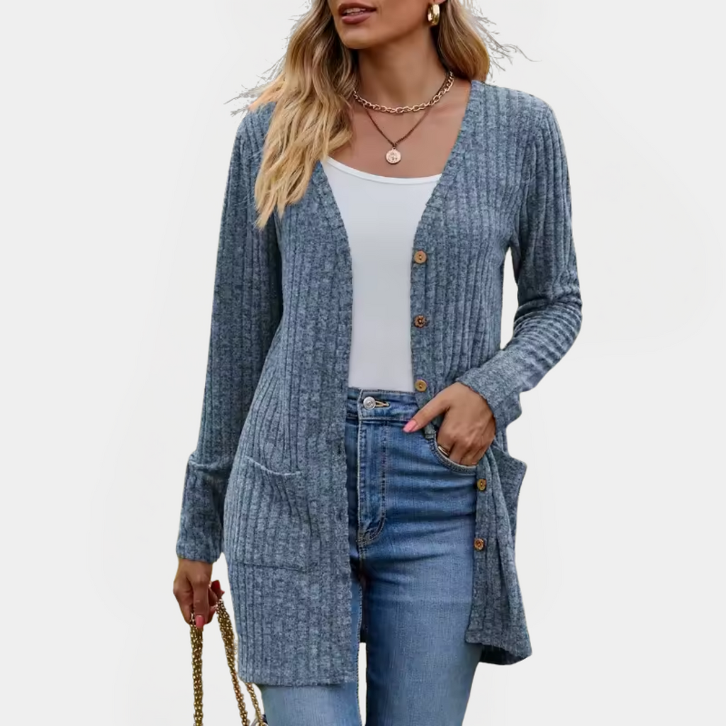 Savanna | Ribbed Knit Cardigan for Women