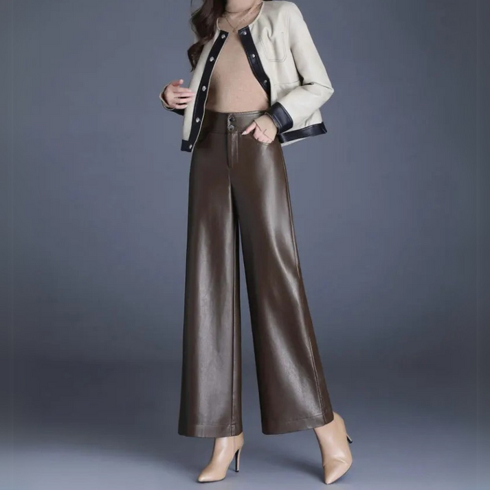 Abigail | Women's Statement Leather Trousers