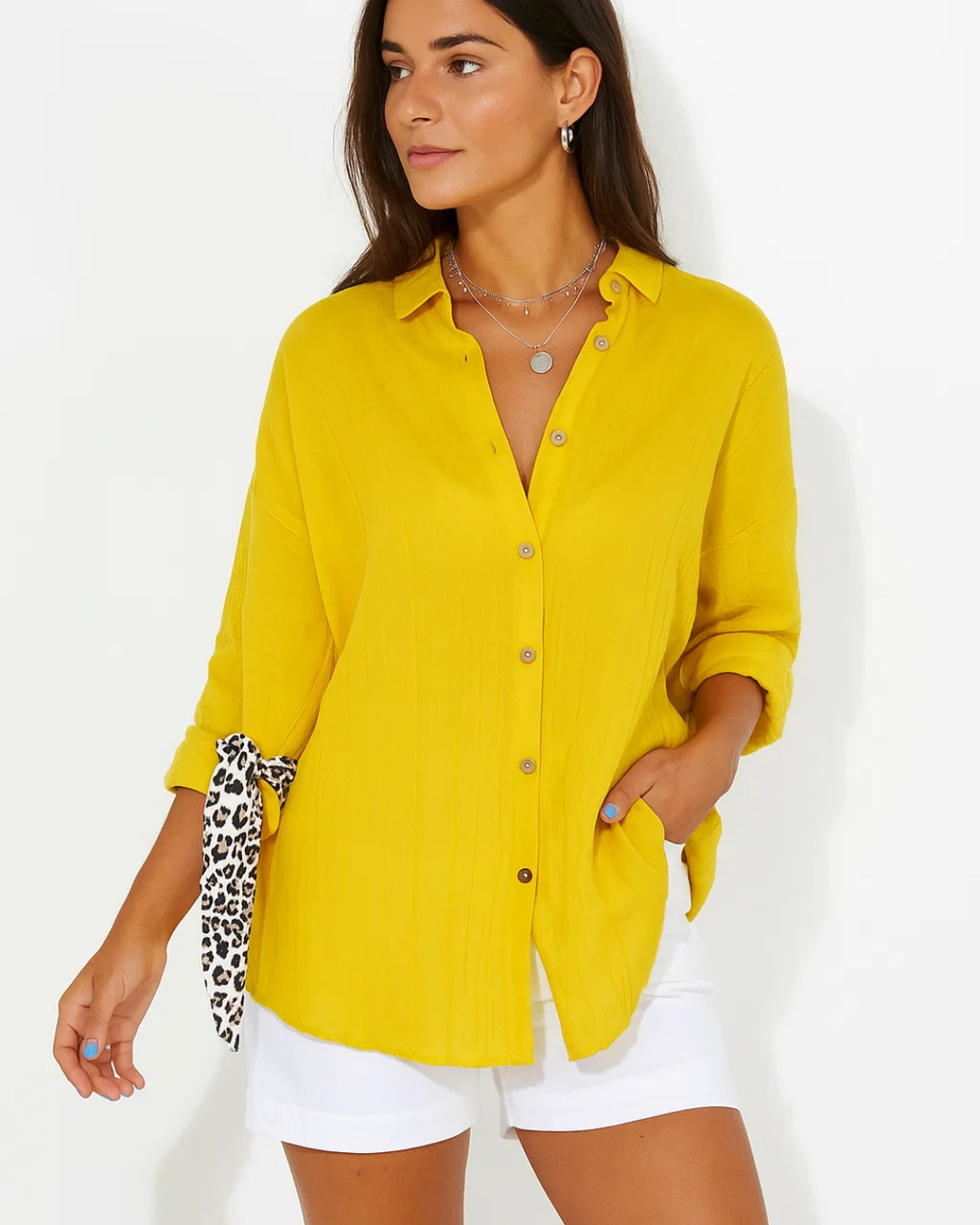 Women's Loose-Fitting Summer Blouse
