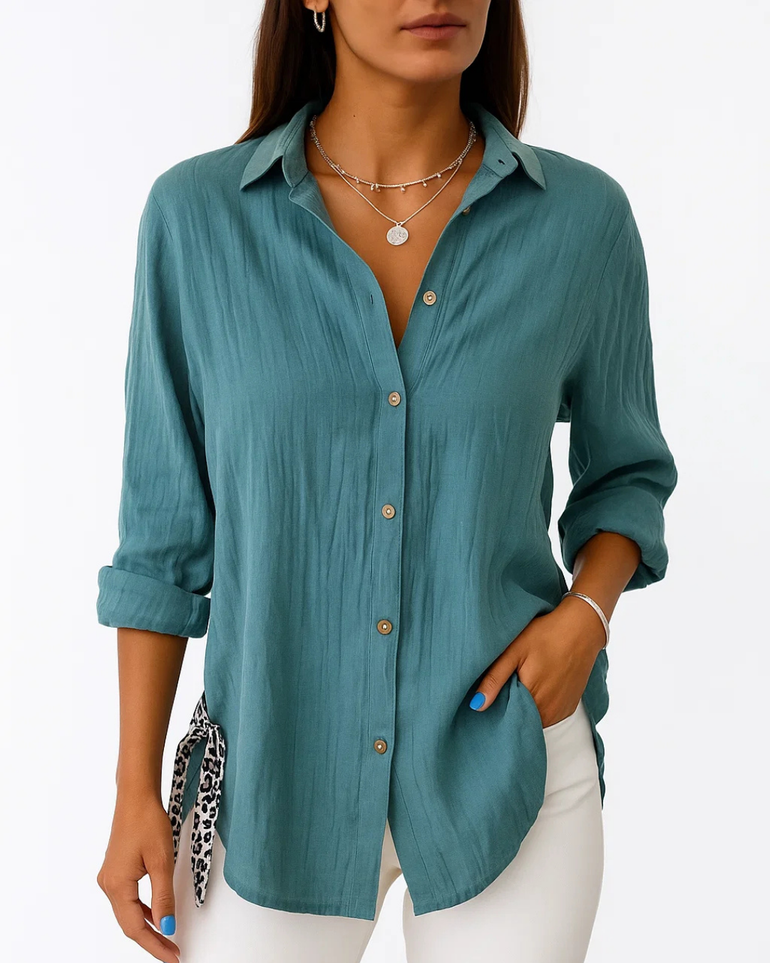 Women's Loose-Fitting Summer Blouse
