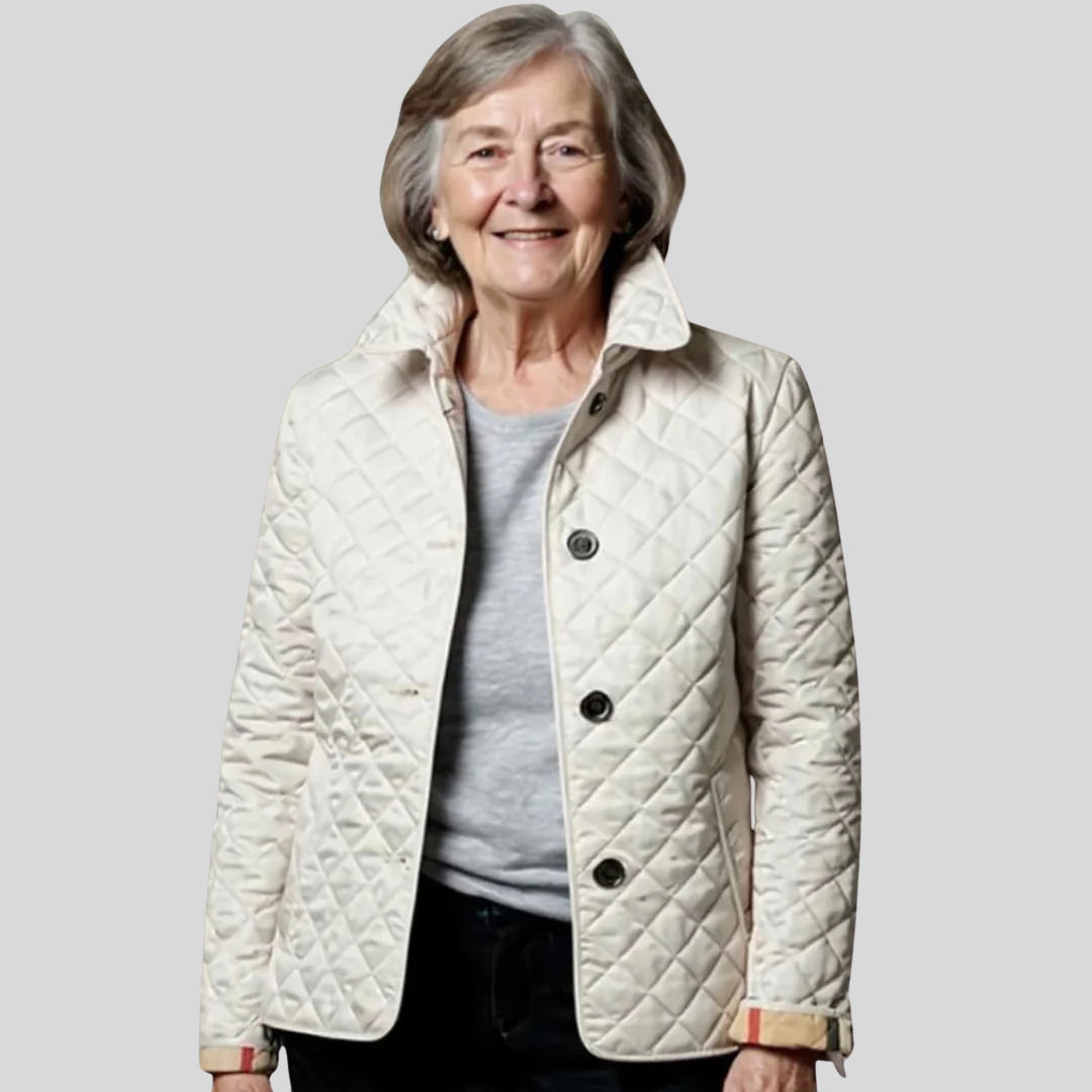 Elzie | Casual Quilted Jacket with Turned-Down Collar