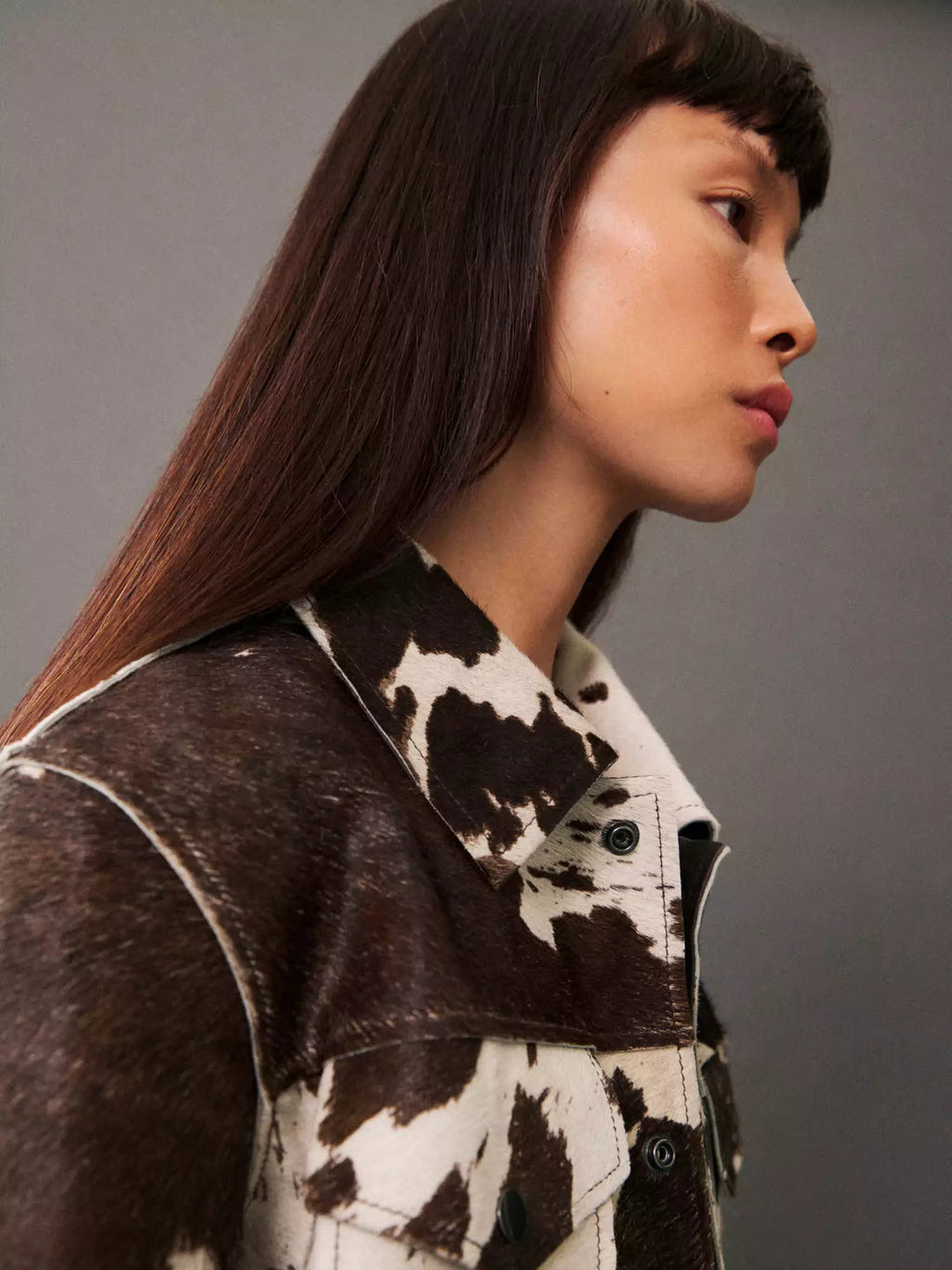 Lainey | Women's Printed Leather Jacket