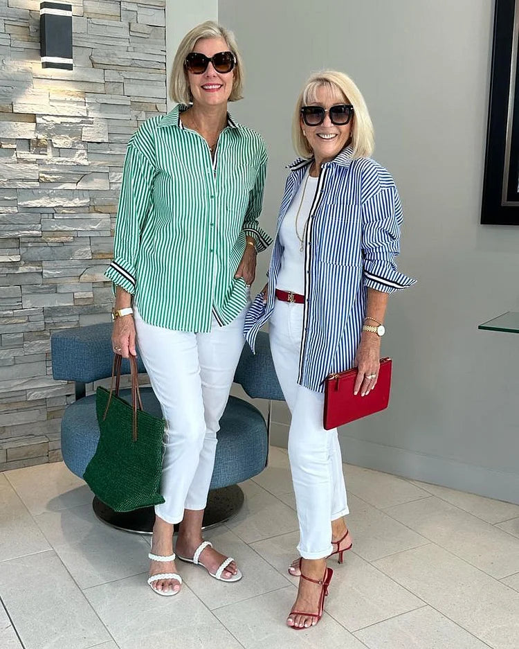 Norah | Striped Shirt for Women